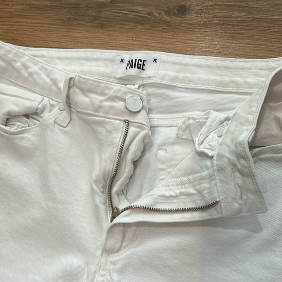 PAIGE HOXTON ANKLE SKINNY WOMEN WHITE HIGH RISE - Picture 5 of 15